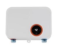 Calentador de agua, Calentador de agua eléctrico de 5500 W, pequeño, instantáneo y sin tanque, for debajo del fregadero, for cocina y baño.