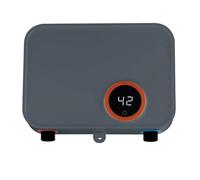 Calentador de agua, Calentador de agua eléctrico instantáneo de 5500 W, pequeño, sin tanque, for debajo del fregadero(Grey)