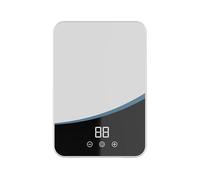 Calentador De Agua Caliente 5500W, Instantáneo Sin Tanque, Termostato, Inducción, Calentadores Eléctricos Táctiles Inteligentes, Ducha Automática Fácil de usar(110 3500W)