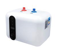 Calentador de agua caliente eléctrico, 10L Tanque compacto pequeño Almacenamiento Agua caliente eléctrica instantánea con temperatura ajustable 1.5 KW Cocina Instantánea debajo del fregadero Mostrador