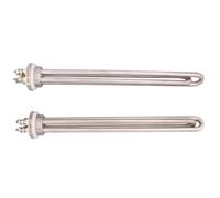 Calentador de agua con rosca BSPT de 1 pulgada, DN25, elemento calefactor de inmersión, 240 V, 2400 W/3600 W, calentador eléctrico tubular de acero inoxidable 304.(2400w 250mm)