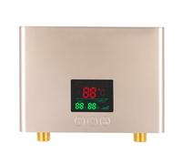 Calentador de agua de 3000 W, calentador de agua eléctrico con termostato, agua, 30-55 °C, caldera sin tanque con mando a distancia, AC 220 V
