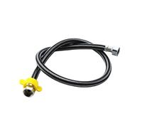Calentador de agua de acero inoxidable de 1 pieza, tubo de entrada de aislamiento de agua caliente, manguera de inodoro de baño a prueba de explosiones de alta presión doble(40cm)
