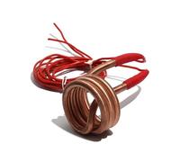 Calentador De Agua Destilador De 2500 W/3000 W/4500 W, Elemento Calefactor Eléctrico De 220 V/380 V, Bobina De Calor En Espiral De 80 X 140 Mm For Cubo De Agua.(Copper,220v)