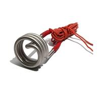 Calentador De Agua Destilador De 2500 W/3000 W/4500 W, Elemento Calefactor Eléctrico De 220 V/380 V, Bobina De Calor En Espiral De 80 X 140 Mm For Cubo De Agua.(304sus,380V)