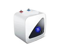 Calentador de agua eléctrico 1500W, cocina doméstica, almacenamiento inoxidable, pantalla Digital, salida superior, Grado industrial