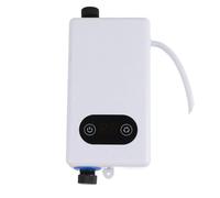 Calentador de Agua Eléctrico, 3400W Sin Tanque Seguro | Control de chip en tiempo real, ahorro de agua, apto para cocina, baño.
