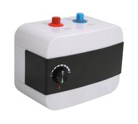 Calentador de agua eléctrico, 6 L, 1500 W, baja presión, temperatura 30-65 grados, color blanco