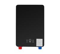 Calentador de agua eléctrico, 6500 W, con ducha de mano y soporte para cabezal de ducha, calentador de agua para cocinas, baños y escuelas