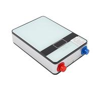 Calentador de agua eléctrico, 6500 W, mini calentador de agua con indicador LED (30-55 °C), IPX4, resistente al agua para ducha y baño, color blanco