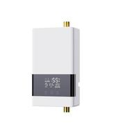 Calentador de agua eléctrico Calentador De Agua Caliente Eléctrico Instantáneo Remoto, Grifo De Calefacción Instantánea For Cocina, Ajuste De Temperatura De Ducha De Baño(110 4000W,Bianco)