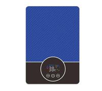 Calentador de agua eléctrico Calentador De Agua Eléctrico Inteligente De 6000W, Control Remoto, Calentador De Agua Instantáneo Sin Tanque, Cocina, Baño, Ducha, Calentamiento Rápido De Agua(Blue A)