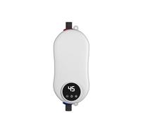 Calentador de agua eléctrico Calentador De Agua Eléctrico Sin Tanque De 5500W Con Pantalla Digital Calentador De Agua Caliente Instantáneo Calentadores Eléctricos Táctiles Inteligentes Ducha Automátic