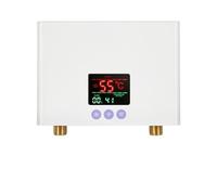 Calentador de agua eléctrico Calentador De Agua Instantáneo, Calentadores Eléctricos Montados En La Pared De 3000W/5500W For Baño, Ducha De Agua Caliente Y Calefacción De Cocina Casera(Bianco)