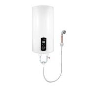 Calentador de agua eléctrico, calentador de agua instantáneo de 2 kW con protección de fugas, calentador de agua eléctrico vertical para casa, calentador de agua con ducha de mano para casa