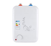Calentador de agua eléctrico de 1500 W. Calentador de agua eléctrico bajo fregadero 8 l instantáneo temperatura ajustable, para fregadero de cocina, baño y lavabo