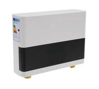Calentador de agua eléctrico de 6000 W, 220 V, con pantalla táctil y pantalla LED, minicalentador de agua instantáneo con protección de tierra y protección contra sobretensiones para cuarto de baño