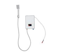 Calentador de agua eléctrico de 6500 W con ducha de mano, calentador de agua para ducha, control de temperatura 30 - 55 °C, protección IPX24, incluye set de ducha y pantalla LED