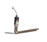 Calentador De Agua Eléctrico De CA De 220 V Con Elemento Calefactor Solar De 47 Mm De Diámetro, Insertado En La Parte Inferior, 33 Cm, 3000 W, 2 Tubos Curvos