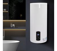 Calentador de Agua Eléctrico de Depósito, Temperatura Ajustable 60L 34 * 81cm