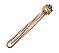 Calentador De Agua Eléctrico DERNORD De 220 V Con Termostato, Interruptor De Control De Temperatura Y Elemento Calefactor Roscado DN32.(1500w)