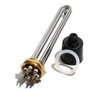 Calentador De Agua Eléctrico DN32 DN40 DN50 Elemento Calefactor De Inmersión SUS304 220V Refuerzo Tubular 3KW 4.5KW 6KW 9KW 220V 12KW Elemento Calefactor Eléctrico(DN32 41mm,380V_6KW 240MML)