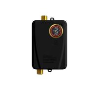 Calentador de agua eléctrico for baño, cocina, calentador montado en la pared, ducha caliente, pantalla LCD temperatura, Grado industrial(Nero)