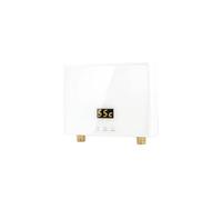 Calentador De Agua Eléctrico Instantáneo Sin Tanque, Con Panel Táctil, Control Remoto, Accesorio For Cocina Y Baño Compacto y duradero(Full White)
