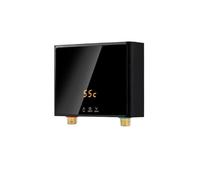 Calentador de agua eléctrico sin tanque Calentador De Agua Eléctrico Instantáneo Sin Tanque, Con Panel Táctil, Control Remoto, Accesorio For Cocina Y Baño(Black 1,220 5500W)