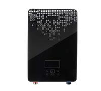 Calentador de agua eléctrico sin tanque Calentador De Agua Instantáneo Sin Tanque De 6500w, Termostato, Calentador De Inducción, Calentadores Eléctricos Táctiles Inteligentes, Ducha Automática(Nero)