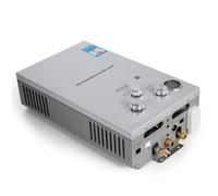 Calentador de agua instantáneo a gas natural licuado (GLP), caldera de gas butano/propano (6-18 L), calentador de GLP for electrodomésticos de exterior.(LNG,10L)