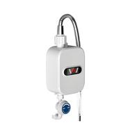 Calentador de agua instantáneo, Calentador De Agua Eléctrico Instantáneo 3500W, Minijuego Ducha Termostática Calentamiento Rápido For Cocina Eléctrica Pequeña