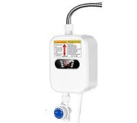 Calentador de agua instantáneo, Calentador eléctrico instantáneo de agua con cabezal ducha mano IHead, for pantalla LCD