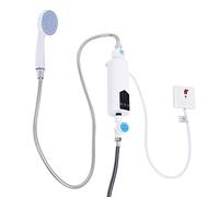 Calentador de agua instantáneo con kit de ducha de baño, calentador de agua instantáneo de 1,5 kg, calentador de agua eléctrico compacto con función termostática, indicador LED, mini calentador de