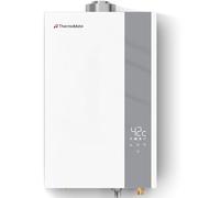 Calentador de agua instantáneo de gas para interiores ECO, ThermoMate 12 litros ErP/Calentador agua a gas natural con bajas emisiones de NOx, calentador de agua doméstico para cocinas y baños