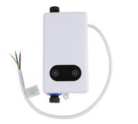 Calentador de Agua Instantáneo Memoria 3400W, Acero Inoxidable | Calentamiento Constante Por Conversión De Frecuencia, Cuerpo De Abs Y Salida G1/2, Calentador Para Baño Cocina Fregadero