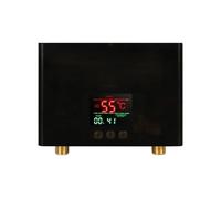Calentador de Agua instantáneo para baño y Cocina, eléctrico, de Pared, con Pantalla LCD y Control Remoto (5500 W, Negro)