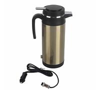 Calentador de Agua para Coche, 1200ML Taza Térmica de Acero Inoxidable para Calentar Agua, Termo de viaje (24V)