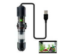 Calentador de Agua para pecera - Calentador de Acuario USB Sumergible Impermeable de 10 W | Mini Calēntador de Acuario de Escritorio de 13 cm para Betta, Tortuga, ermitaño, camarones y pecera
