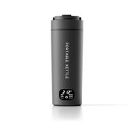 Calentador de Agua Portátil 450ml-6 Temperatura Hervidor Eléctrico, Acero Inoxidable 316,Apagado Automático,110V/240V (Negro)