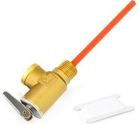 Calentador de agua RV y válvula de alivio de presión, válvula de seguridad de latón para tanques de calentador de agua con reinicio automático, opciones de 1/2 pulgada y 3/4 pulgadas (B)