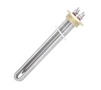 Calentador De Agua Solar De 12 V, 24 V Y 36 V CC Con Brida De Cobre BSP DN32 De 1 1/4" Y Termopozo De 8 Mm.(Heater Only,36V 1200W)