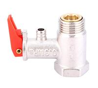Calentador de agua, válvula de seguridad de latón confiable, caja fuerte duradera para 0.9Mpa + 100 ℃