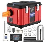 Calentador de Aire Diésel 12 V, 8 kW, calefacción de estacionamiento, Consumo 0,18-0,48 l/h, con pantalla LCD y mando a distancia, para autobuses, camiones