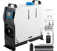 Calentador de aire diésel SucceBuy, calentador de coche de 8KW, calentador de estacionamiento diésel de 12V con interruptor LCD, Control remoto para coche, camión, barco, caravanas
