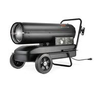 VEVOR Calentador de Aire Forzado a Queroseno/Diésel, 100 000 BTU, Portátil con Control de Termostato, Tanque de 38 L, para el Hogar, el Lugar de Trabajo, la Industria, Negro, 915 x 475 x 600 mm