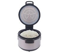 Calentador de arroz, 19 L, para 30 - 45 personas, 100 W, bajo consumo, con olla interior antiadherente, 2 niveles de temperatura 68/72 °C, para gastronomía, sushi y buffet