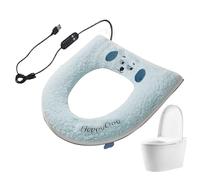 Calentador de Asiento de Inodoro | Calentador Suave Lavable Alimentado Por USB | Cubierta Suave Calentadora para Asiento de Inodoro,Para Baño Casa Hotel Apartamento Residencia Restaurante Invierno