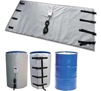 calentador de barril, Calentador de bidón IBC 55 a 275 galones, multicolor, con controlador temperatura(Grey,55Gallon/200L)