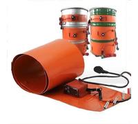 calentador de barril, Calentador de tambor banda silicona con termostato ajustable 120 V a 220(20L 86 * 20CM)